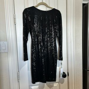 Beautiful after five dress sparkly black sequence